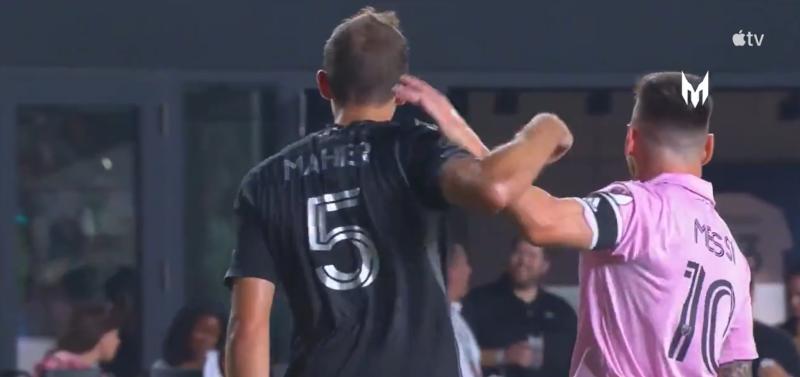 Lionel Messi protagonizó tenso momento en el empate del Inter Miami - Créditos: Apple TV