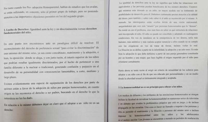 Tesis denunciada por el Movilh
