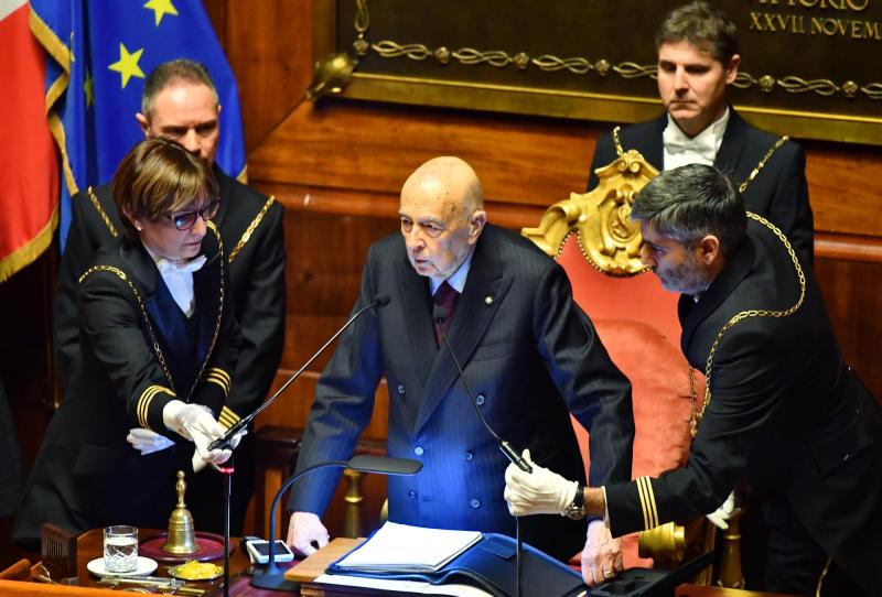 AFP - Expresidente de Italia Giorgio Napolitano