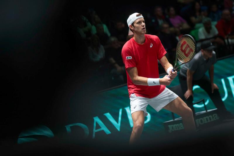 Nico Jarry mantiene con vida a Chile en la Copa Davis. Crédito: @revesfotografico.