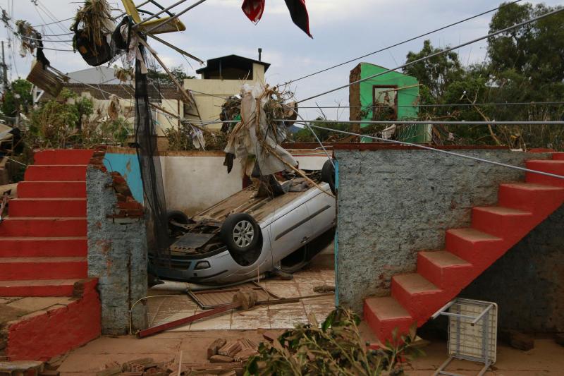 AFP - Prevén intensas lluvias en el sur de Brasil donde ciclón dejó 41 muertes