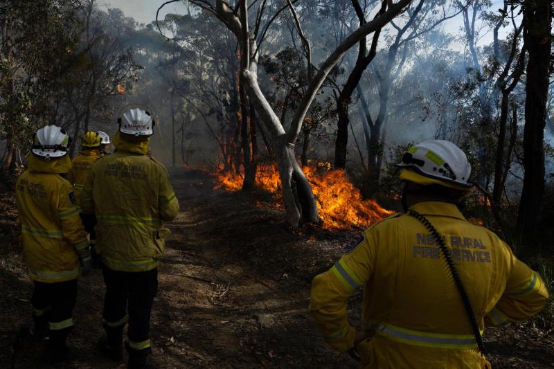 AFP - Archivo por incendio en Hillsville, Australia, 2010