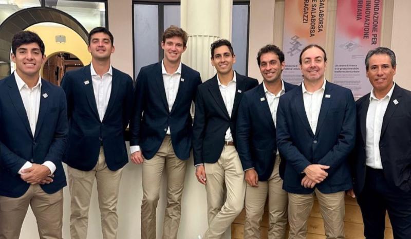 El equipo chileno ya está en Bologna para la Copa Davis con su nuevo ranking ATP - Créditos: Instagram @nicojarry