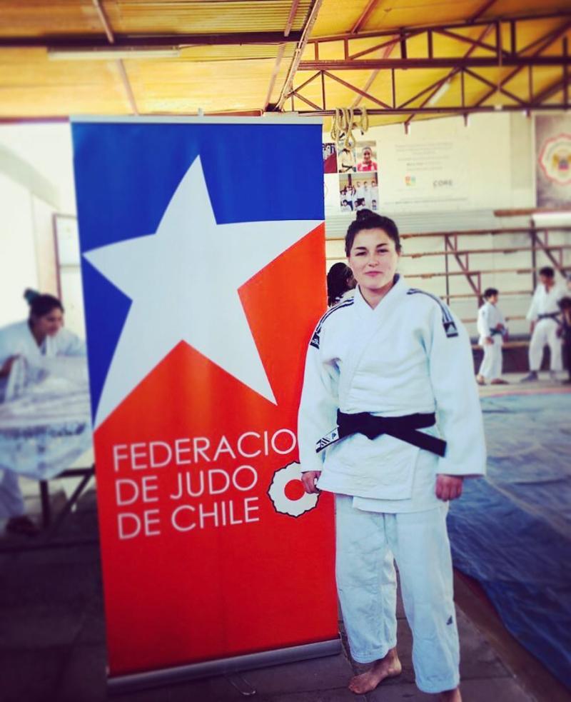 Evelyn Carlos fue campeona nacional de judo. Imagen: Instagram.