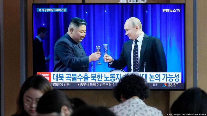 Encuentro entre Kim Jong-un y Vladimir Putin. (Archivo).