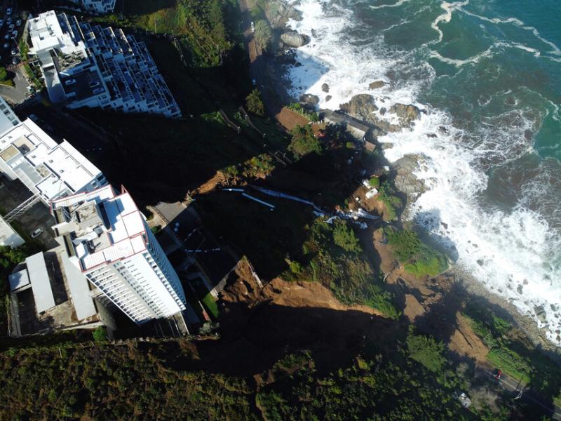 Agencia Uno - Edificios afectados por socavones