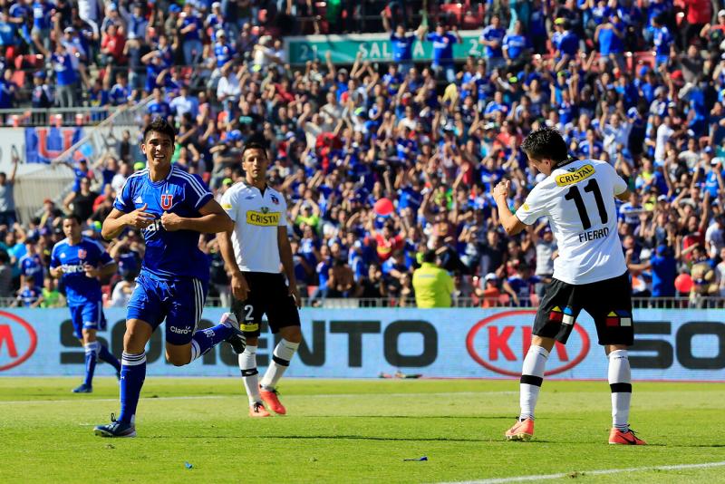 Agencia Uno - Juan Ignacio Duma anota en el último superclásico en que la "U" venció a Colo Colo