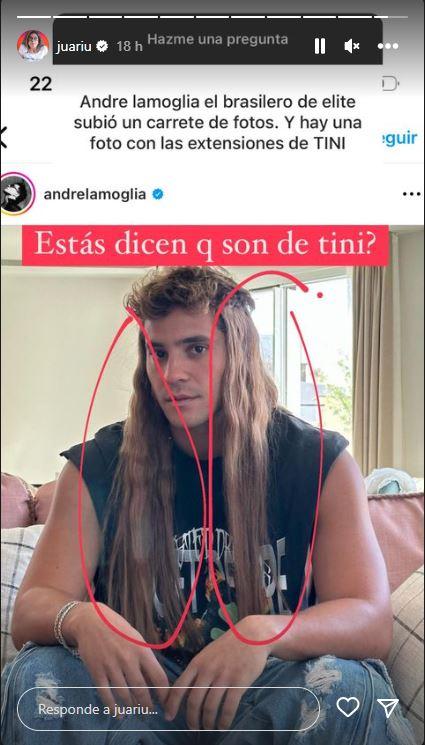 Instagram - Especulan romance de Tini y André Lamoglia
