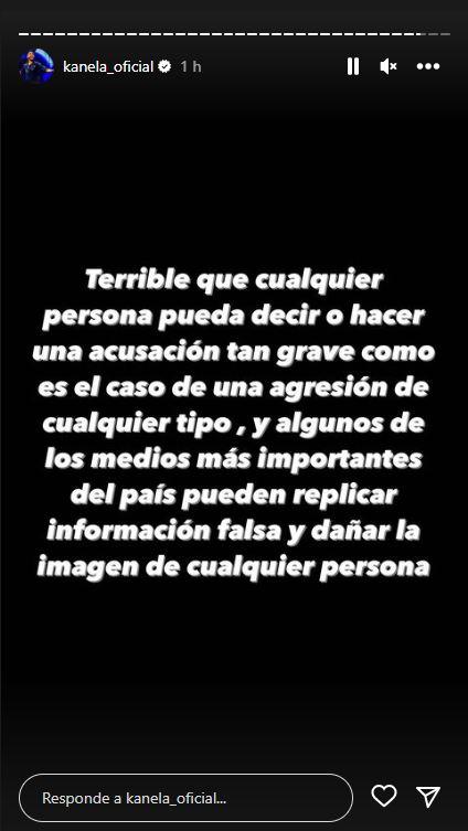 Instagram - Kanela se refirió a la denuncia