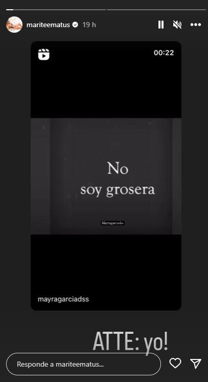 Instagram - Las nuevas indirectas de Marité Matus