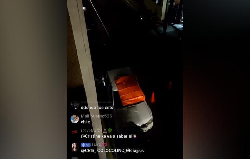 TikTok @merwingg - Homicidio en Barrio Yungay