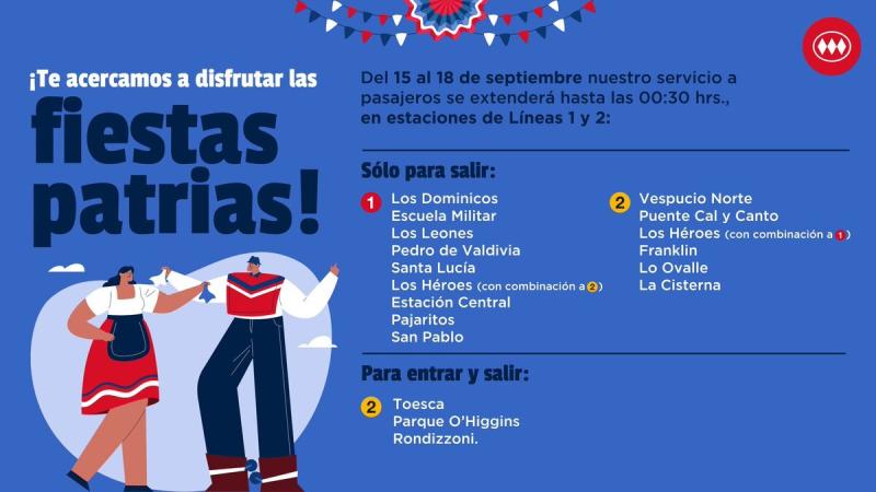 X - Metro anunció extensión horaria