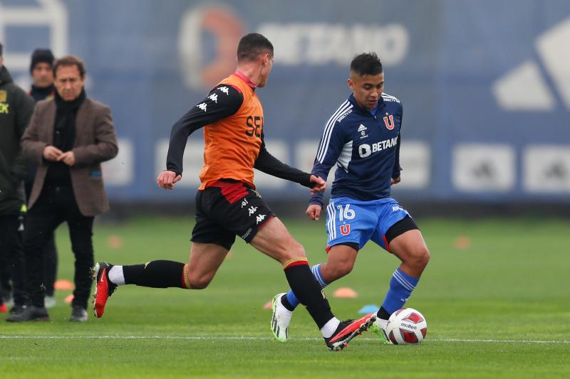 La U goleó a Unión Española en amistoso en el CDA.