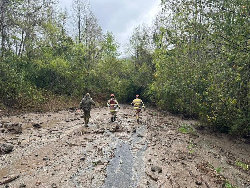 Carabineros de Chile - Aluvión en Los Ríos