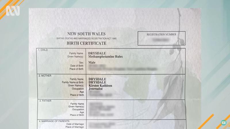 Captura YouTube ABC - Madre presentó certificado de Nacimiento emitido por el Registro Civil de Australia