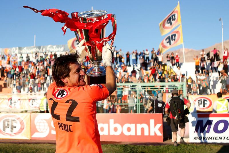Nicolás Peric fue campeón con Cobresal en la temporada 2015. Imagen: Photosport.