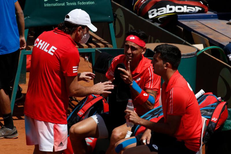 Chile derrotó por 3-0 a Suecia en las finals de la Copa Davis. Imagen: Photosport.