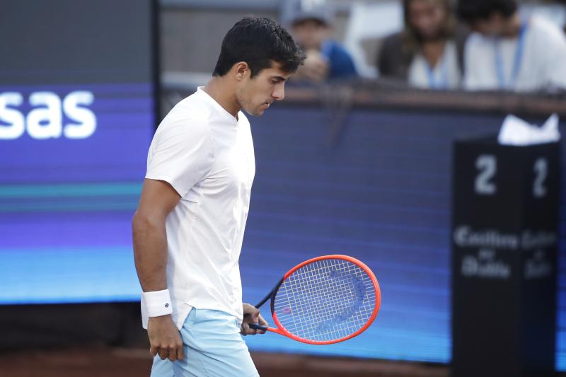 Cristian Garín quedó fuera del ATP de Zhuhai.