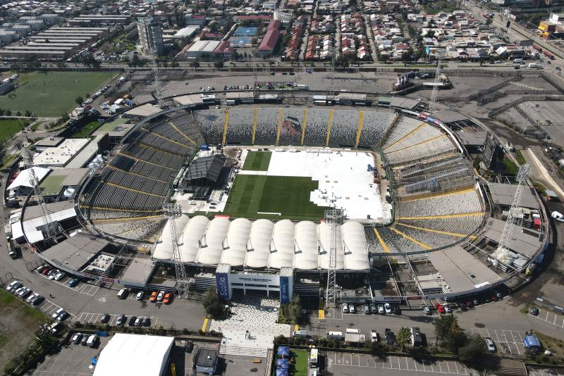 Así está el Estadio Monumental a cinco días del duelo entre la Roja y Colombia - Crédito: Photosport