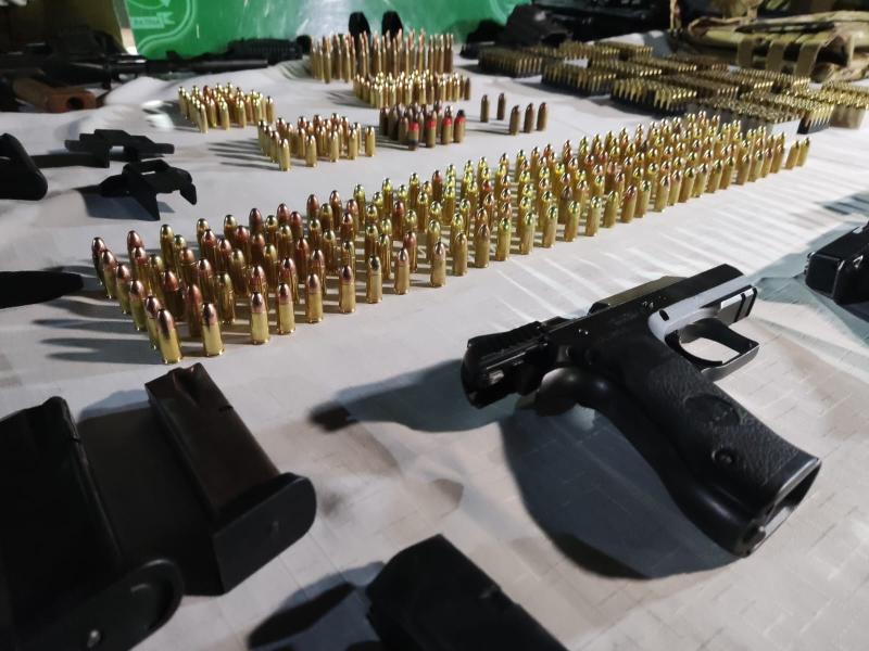 Cedida - Incautaron ocho kilos de cocaína, un fusil de asalto y cuatro pistolas en La Pintana
