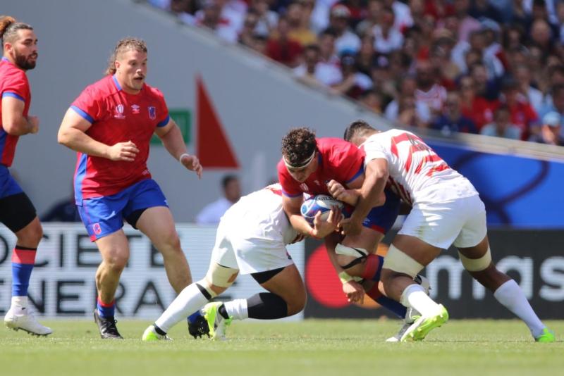Los Cóndores cayeron ante Japón en su primer partido por el grupo D - Créditos: Prensa Chile Rugby