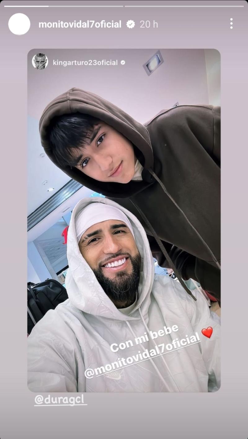 Arturo Vidal y su hijo, Alonso Vidal - Créditos: Instagram