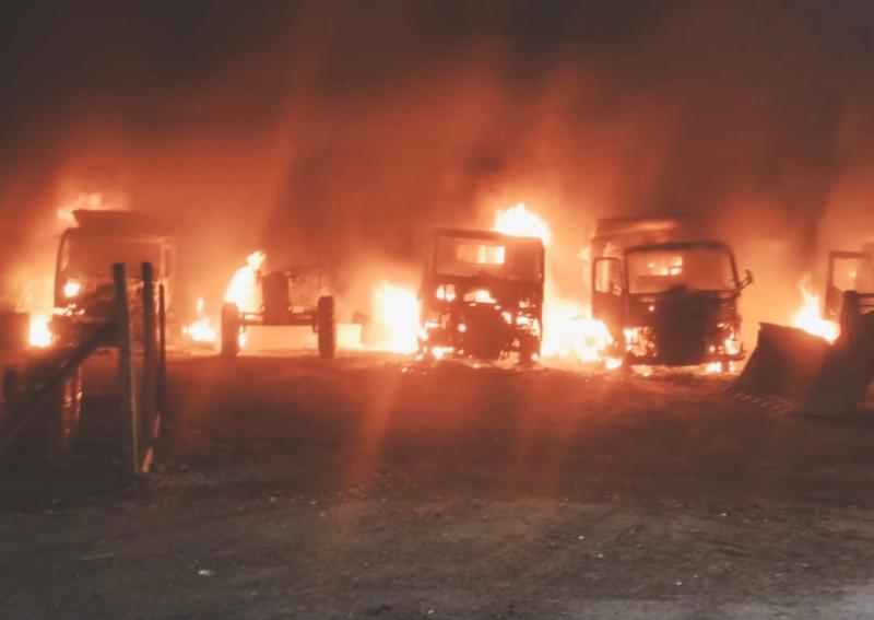 Ataque incendiario en Alto Biobío