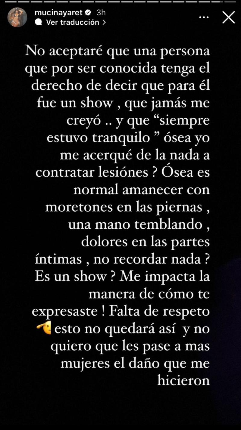 Nayaret Muci se lanzó contra Erick Pulgar a través de redes sociales - Créditos: Instagram