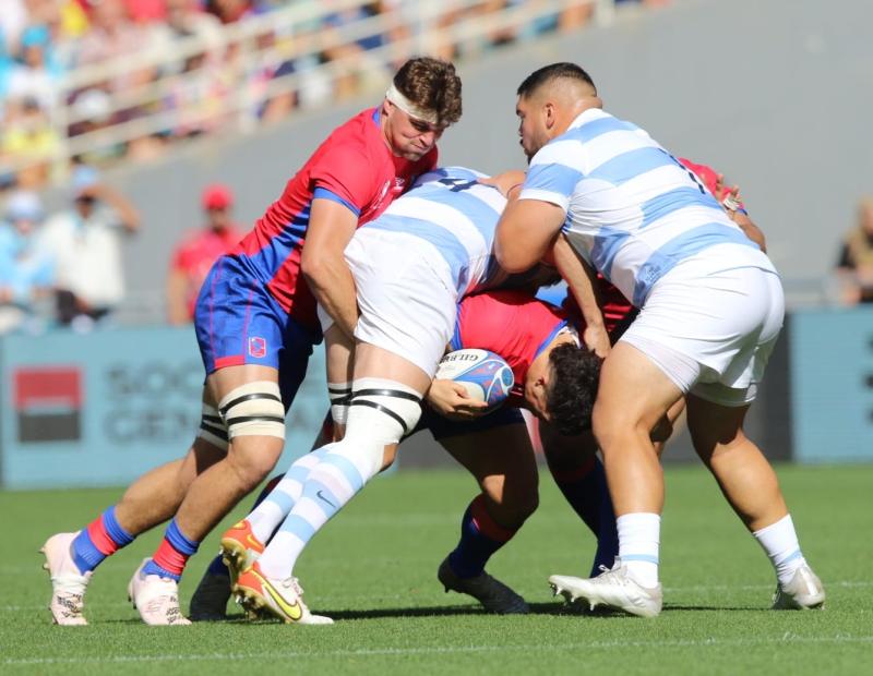 Los Pumas le hicieron pasillo a Los Cóndores en el Mundial de Rugby