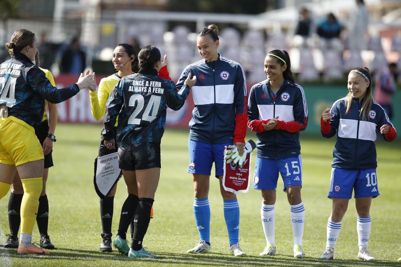 Christiane Endler en su partido 100 con la Roja - Créditos: Carlos Parra / Comunicaciones FFCh