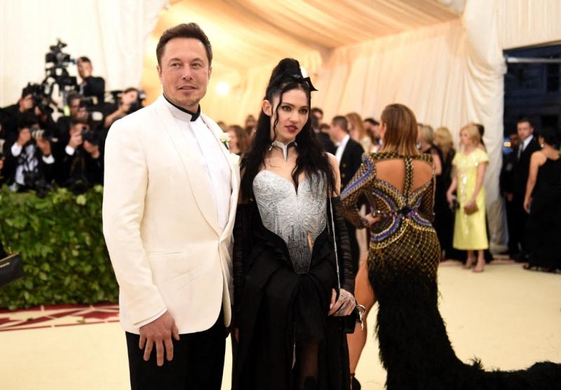 Elon Musk y Grimes - AFP