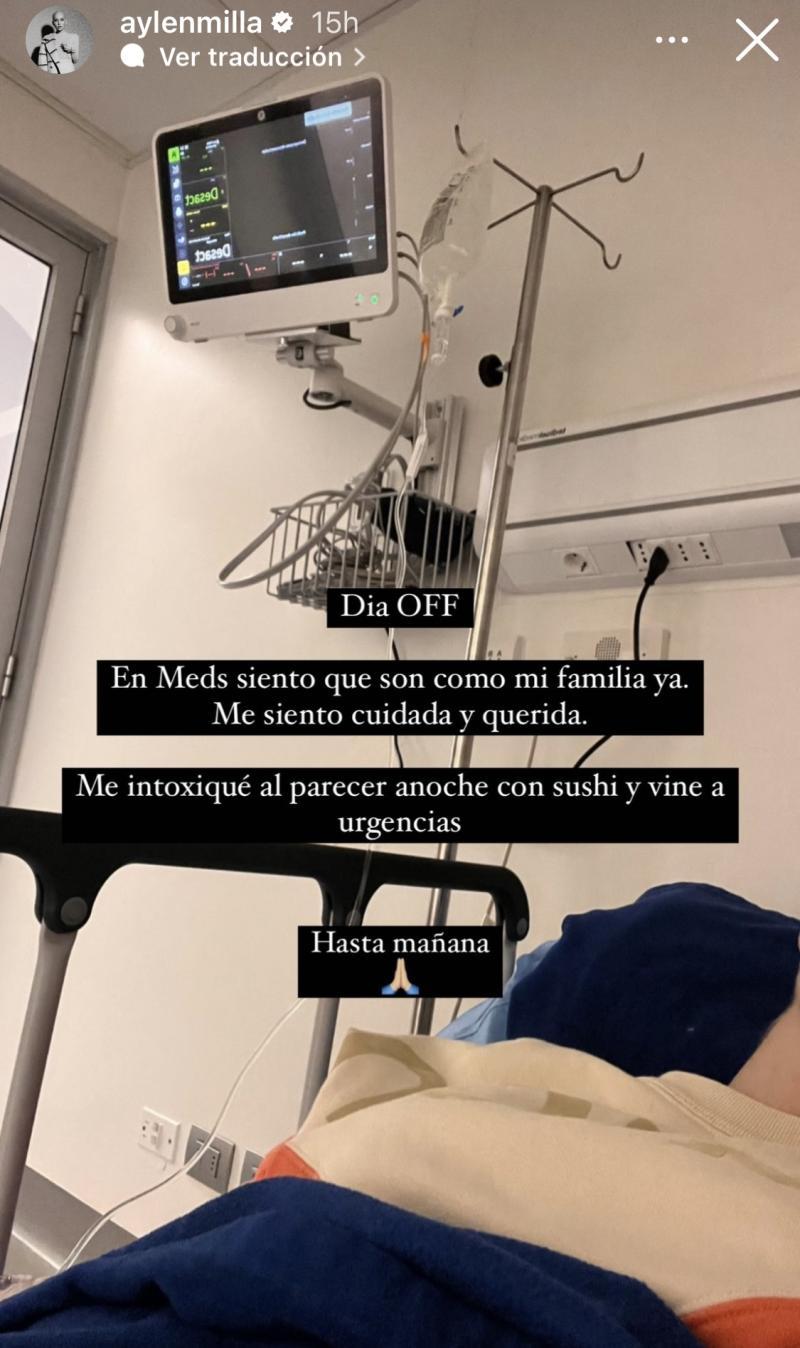 El mensaje de Aylén desde la clínica