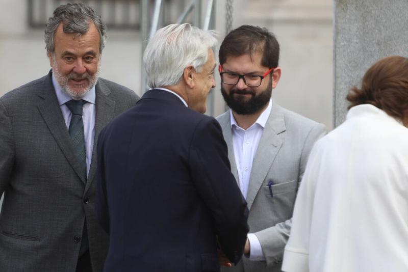 Agencia Uno - Presidente, Gabriel Boric y Sebastián Piñera