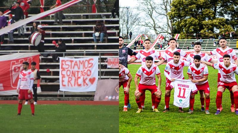 Especial homenaje para Erick Wiemberg de parte de Deportes Valdivia - Créditos: Instagram