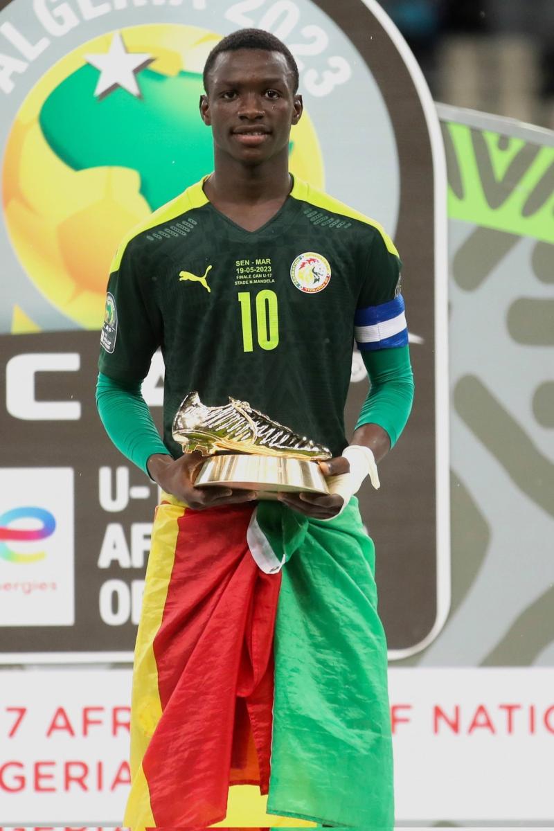 Amara Diouf se transformó en el jugador más joven en la historia de la selección de Senegal - Créditos: Twitter