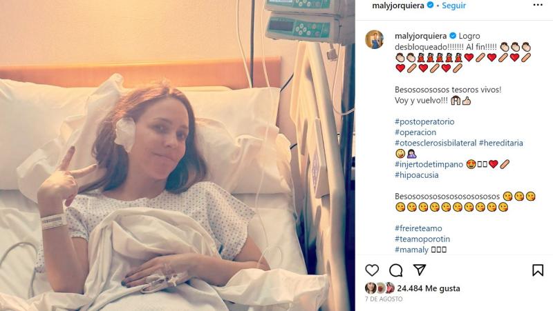 Instagram - Maly Jorquiera en agosto de este año