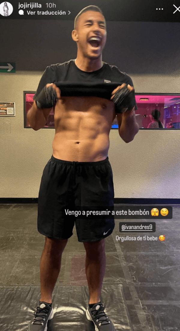 El cambio de Iván Morales con María José Sáez / Créditos: Instagram