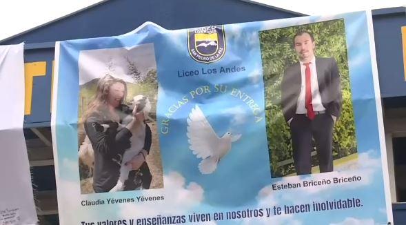 Esteban Briceño y Claudia Yévenes: Liceo de San Pedro de la Paz despide a sus profesores fallecidos en choque de Biotrén con bus