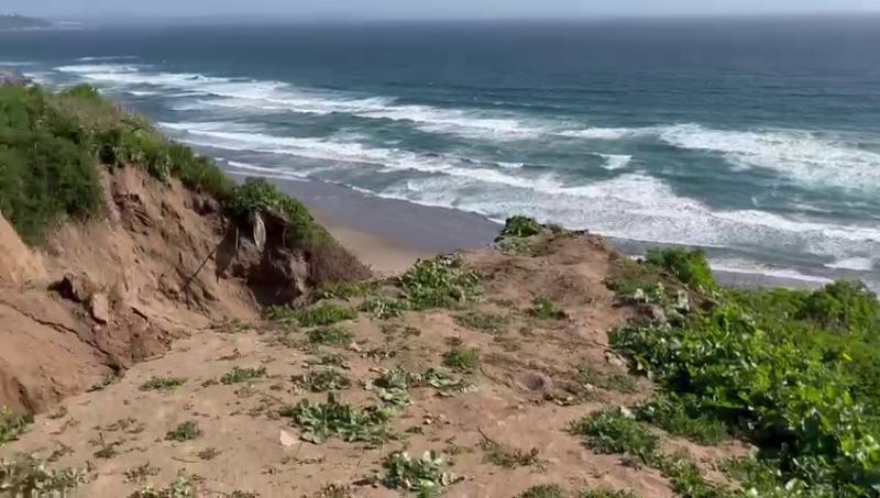 Cedida - Socavón en Cachagua