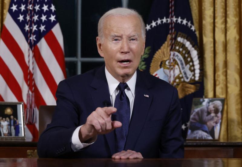 AFP - Biden acusa a Hamás y a Rusia de querer "aniquilar" democracias
