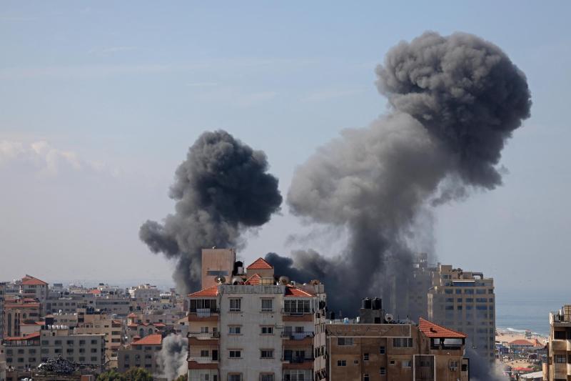 AFP - Bombardeo en Israel