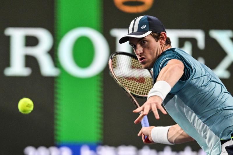 AFP - Nico Jarry en el Torneo de Shanghái