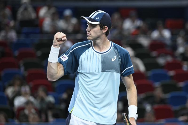 Nicolás Jarry superó el debut en el Masters 1000 de París - Crédito: AFP