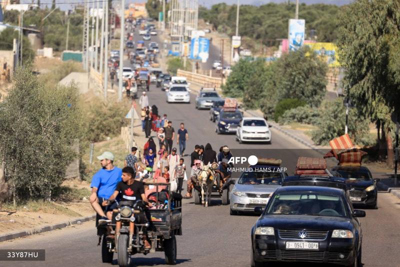 AFP - Hamás acusa que mujeres y niños murieron en ataque israelí contra convoyes