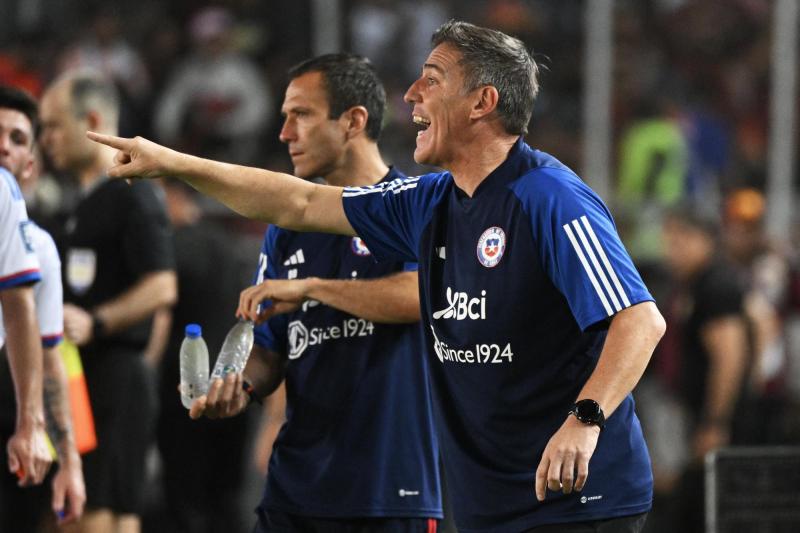 Agencia Uno - Eduardo Berizzo, técnico de Chile en Santiago 2023
