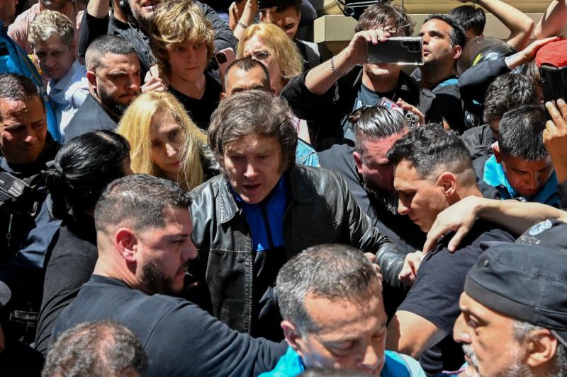 AFP - Javier Milei, candidato en las elecciones en Argentina