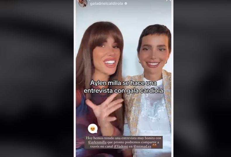 Captura TikTok - Aylén y Gala