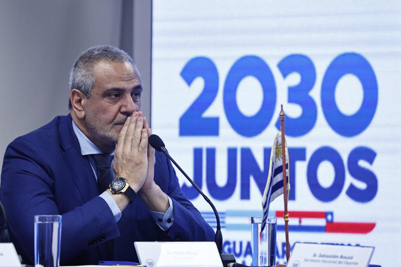 Pablo Milad expresó su descontento tras la exclusión de Chile en el Mundial 2030. (Agencia Uno)