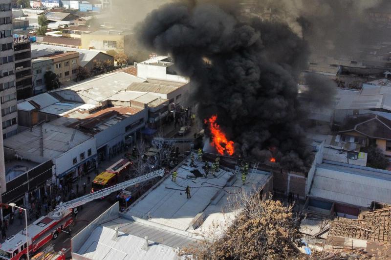 Agencia Uno - Referencial por incendio en Pudahuel.