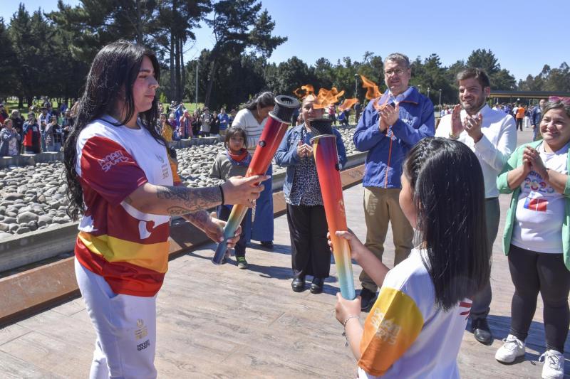 Agencia Uno - Antorcha de los Juegos Panamericanos Santiago 2023